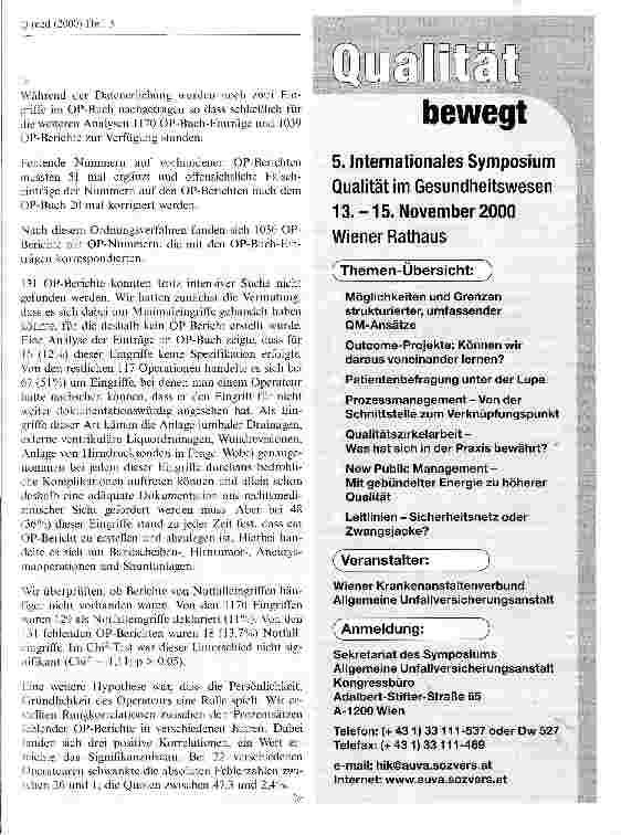 Vorschauseite 2: Untersuchung zur Zuverlässigkeit der OP-Buch-Dokumentation
