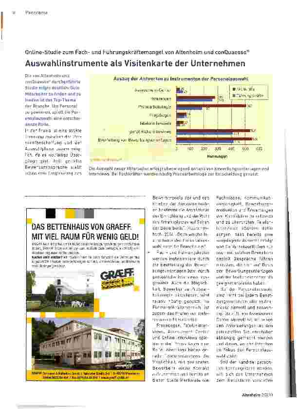 Vorschauseite 1: Auswahlinstrumente als Visitenkarte der Unternehmen