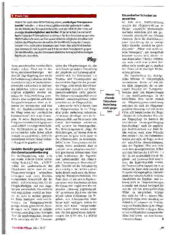 Vorschauseite 2: Verbraucher braucht sichere Informationen