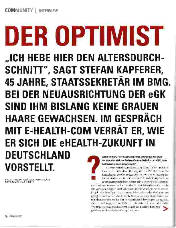 Vorschauseite 1: DER OPTIMIST