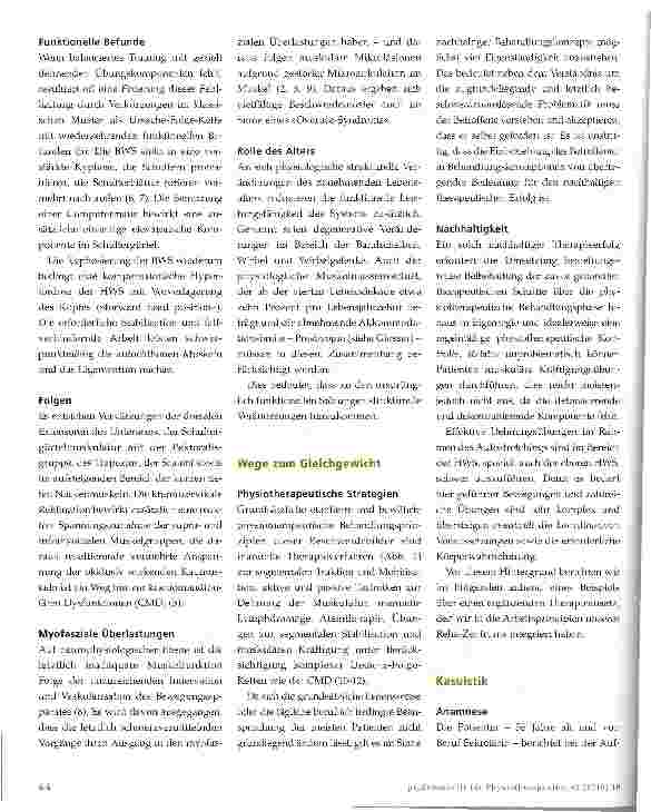 Vorschauseite 2: Unterstützung für HWS-Patienten