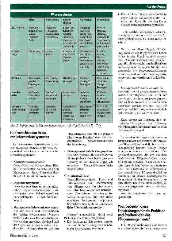 Vorschauseite 2: Informationssysteme in stationären Altenpflegeeinrichtungen