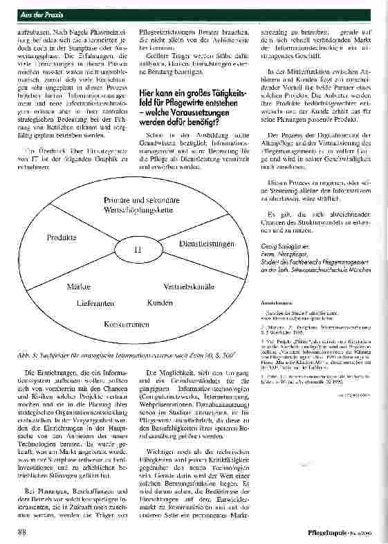 Vorschauseite 3: Informationssysteme in stationären Altenpflegeeinrichtungen