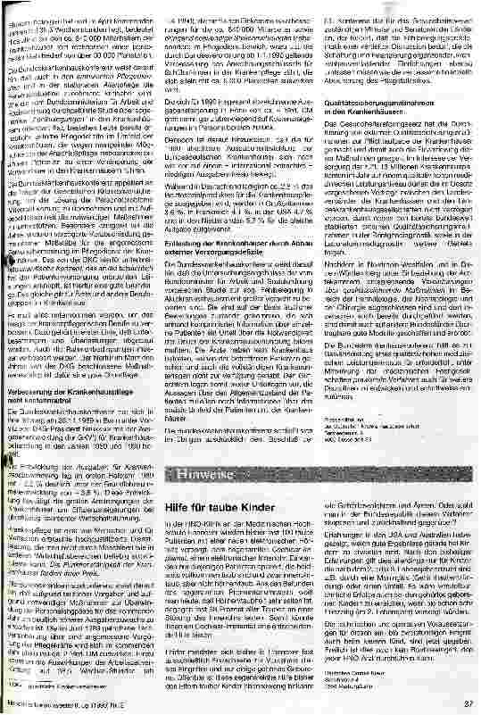 Vorschauseite 2: Bundeskrankenhauskonferenz