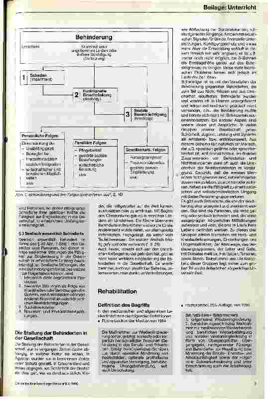 Vorschauseite 2: Rehabilitation in der Krankenpflege Überlegungen zur Unterrichtsplanung und zum Unterricht