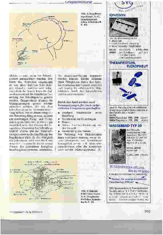 Vorschauseite 3: Graphomotorik - physiotherapeutische Förderung der Schreibentwicklung