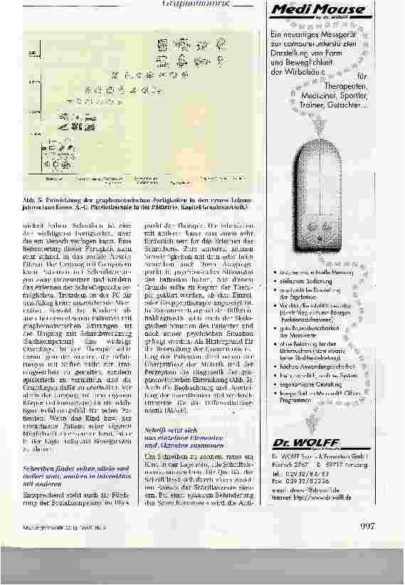 Vorschauseite 5: Graphomotorik - physiotherapeutische Förderung der Schreibentwicklung