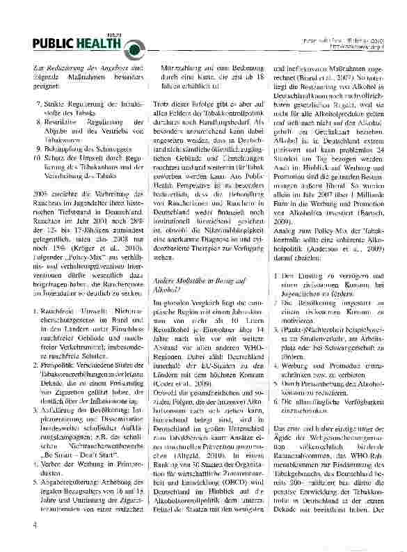 Vorschauseite 3: Sucht ist ein Public Health-Problem