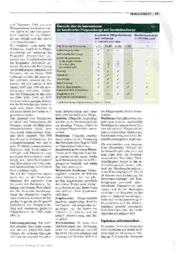 Vorschauseite 2: Umfassende Konzepte verbessern Funktionsfähigkeit und Überleben