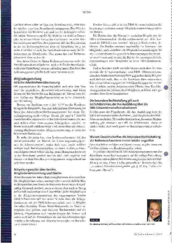 Vorschauseite 4: Der besondere Rechtsstatus von Rotkreuzschwestern
