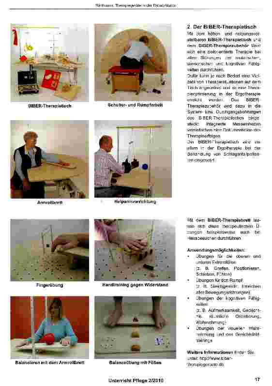 Vorschauseite 2: Therapiegeräte in der Rehabilitation