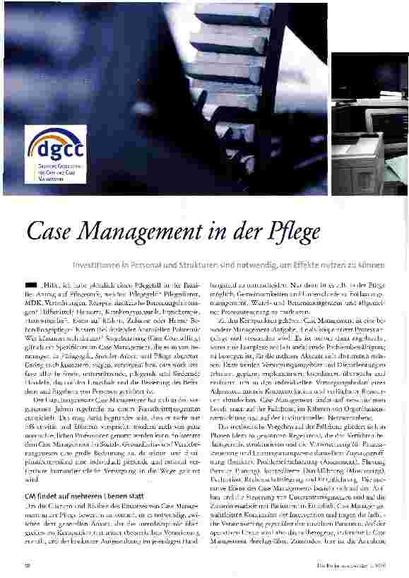 Vorschauseite 1: Case Management in der Pflege