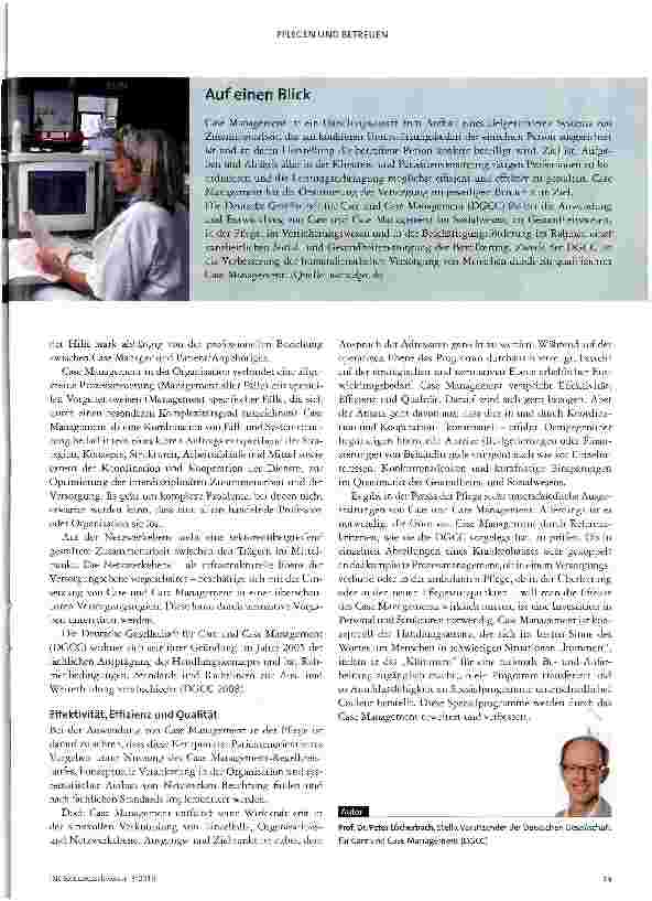 Vorschauseite 2: Case Management in der Pflege