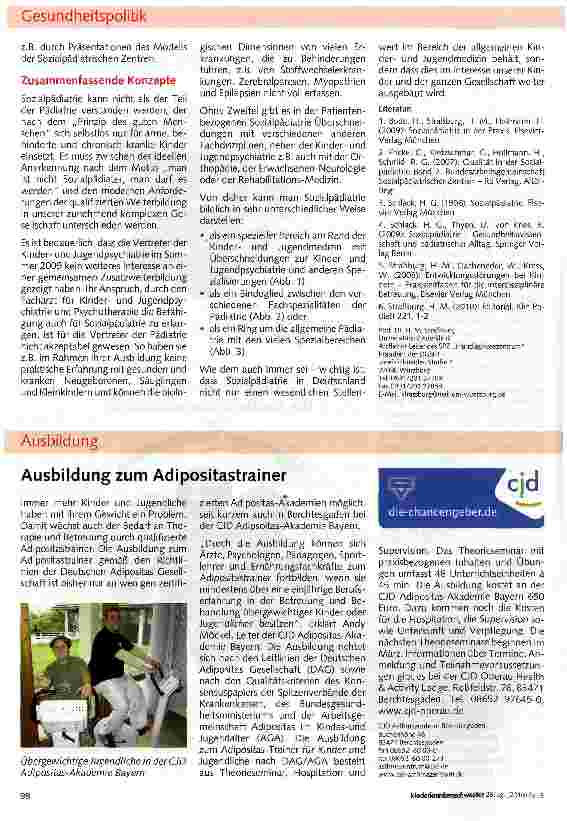Vorschauseite 5: Möglichkeiten und Grenzen der Sozialpädiatrie in Deutschland