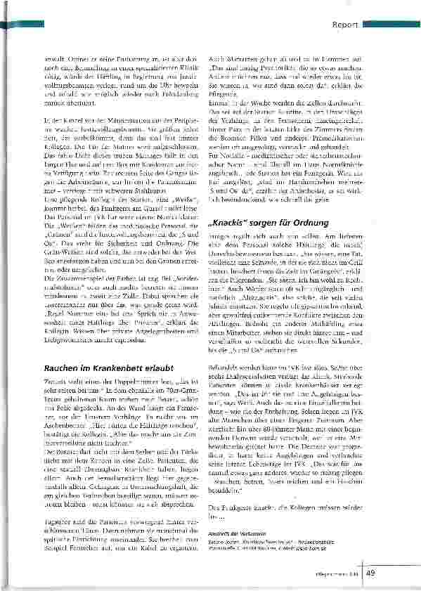 Vorschauseite 4: Klinik hinter Gittern