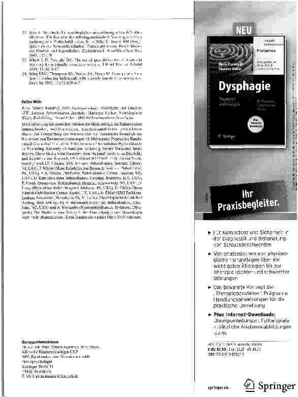 Vorschauseite 6: Diagnostik von Bewusstseinsstörungen anhand der deutschsprachigen Coma RecoveryScale-Revised (CRS-R)