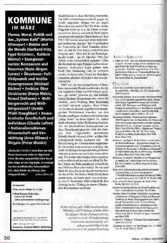 Vorschauseite 3: Eva Hedwig Justin (1909 - 1966) Eine Krankenschwester und ihr Beitrag zur Klärung der Asozialenfrage