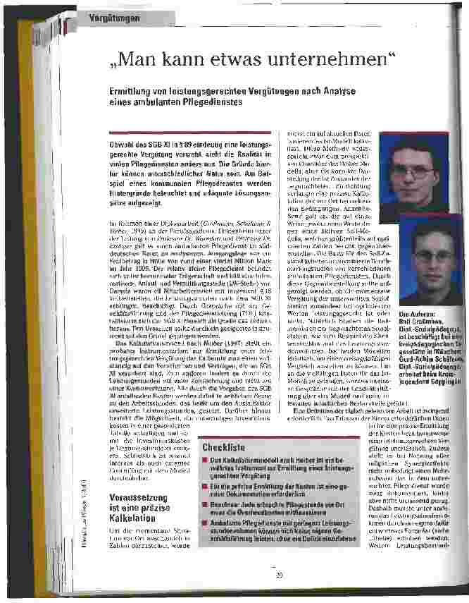 Vorschauseite 1: Man kann etwas unternehmen