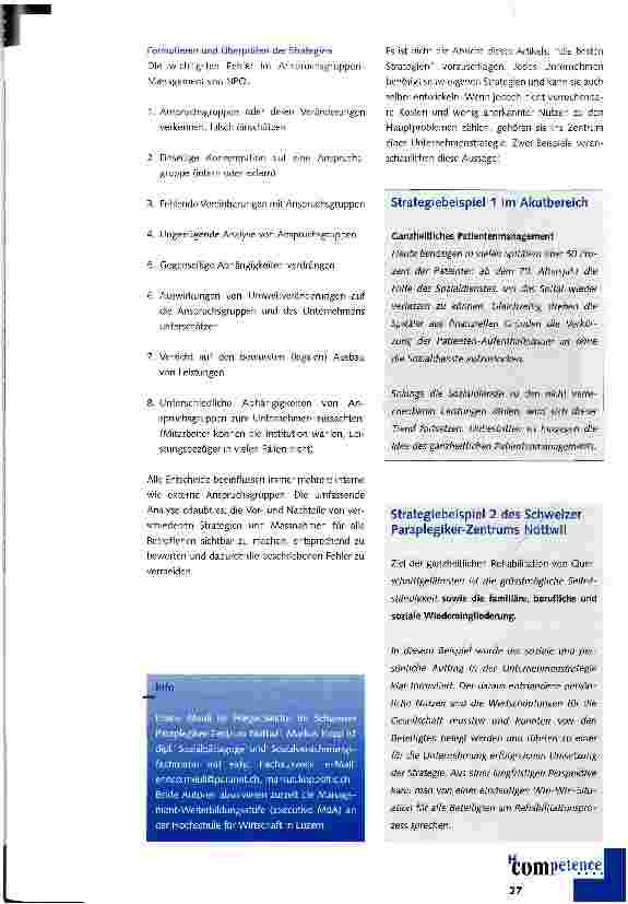 Vorschauseite 4: Non-Profit-Organisationen im Spannungsfeld der Anspruchsgruppen