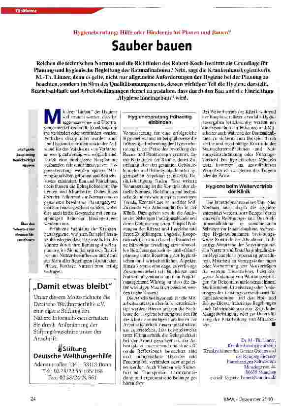 Vorschauseite 1: Sauber bauen