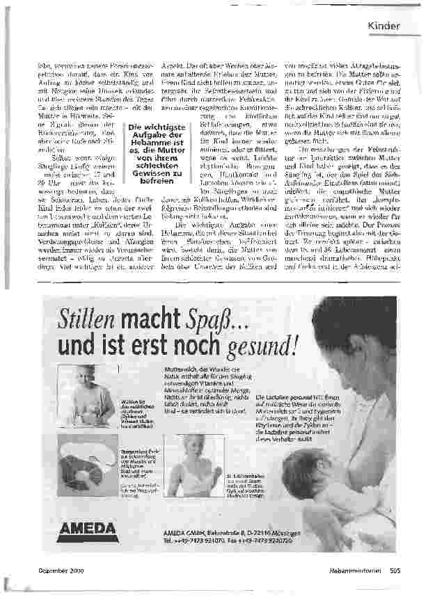 Vorschauseite 6: KINDERSCHLAF UND MÜTTERNÄCHTE VON DER SCHWANGERSCHAFT BIS INS KLEINKINDALTER (Teil 1 von 2)