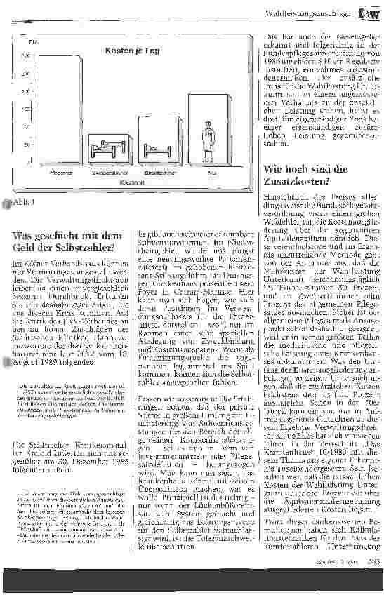 Vorschauseite 2: Wahlleistungszuschläge Wie hoch dürfen Wahlleistungszuschläge sein?