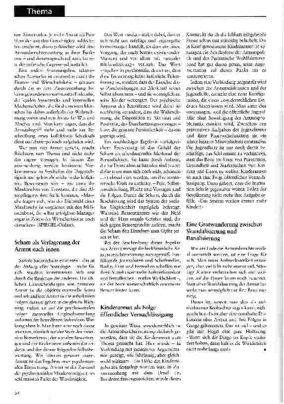 Vorschauseite 4: Armut ist relativ, aber wirklich