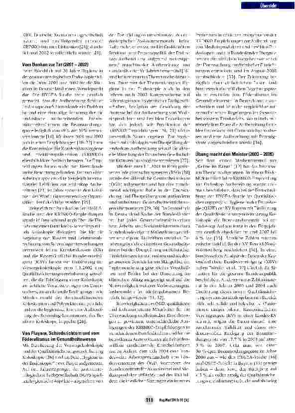 Vorschauseite 3: Fortschritt bei der Koloskop-Aufbereitung in gastroenterologischen Praxen durch Qualitätssicherung