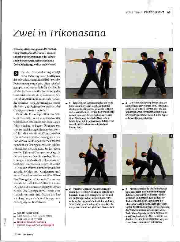 Vorschauseite 1: Zwei in Trikonasana