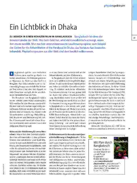 Vorschauseite 2: Ein Lichtblick in Dhaka