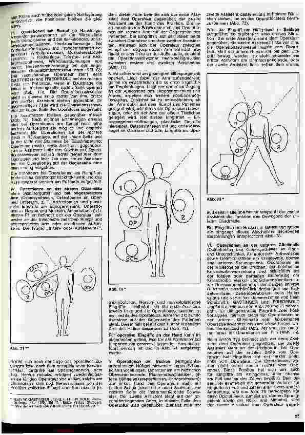 Vorschauseite 2: Die besonderen Aufgaben der Schwester in der Orthopädie 18. Folge (Schluß) Zur Injektionstherapie in der Orthopädie