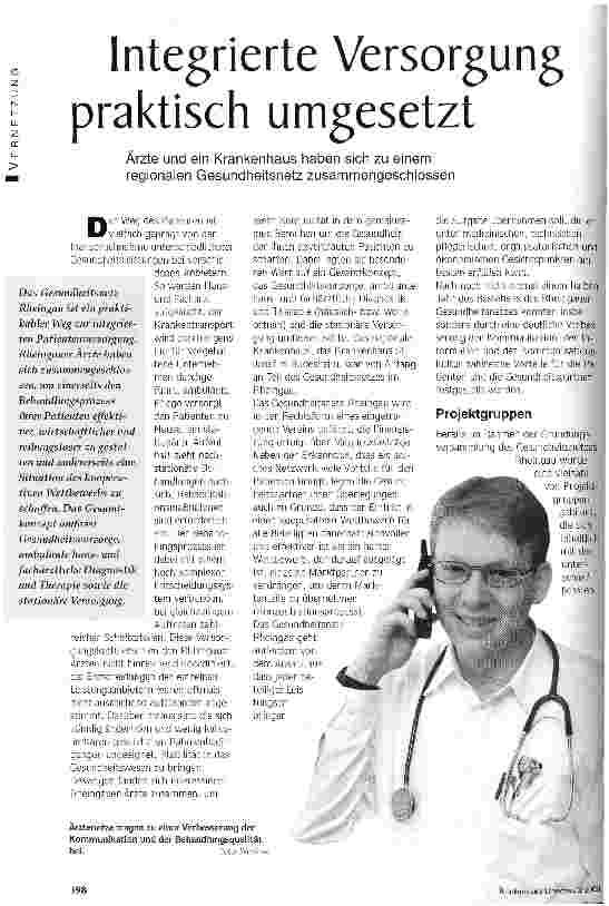 Vorschauseite 1: Integrierte Versorgung praktische umgesetzt