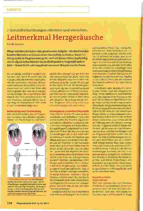 Vorschauseite 1: Leitmerkmal Herzgeräusche
