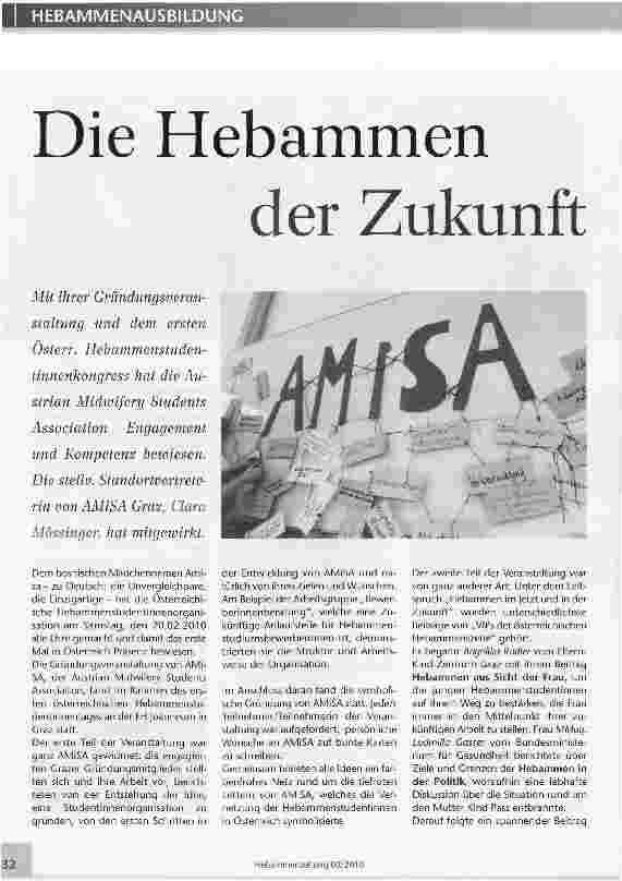 Vorschauseite 1: Die Hebammen der Zukunft