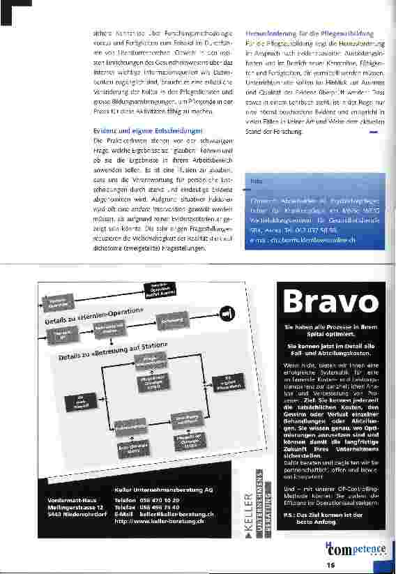 Vorschauseite 4: Evidenzbasierte Pflege - eine grosse Herausforderung