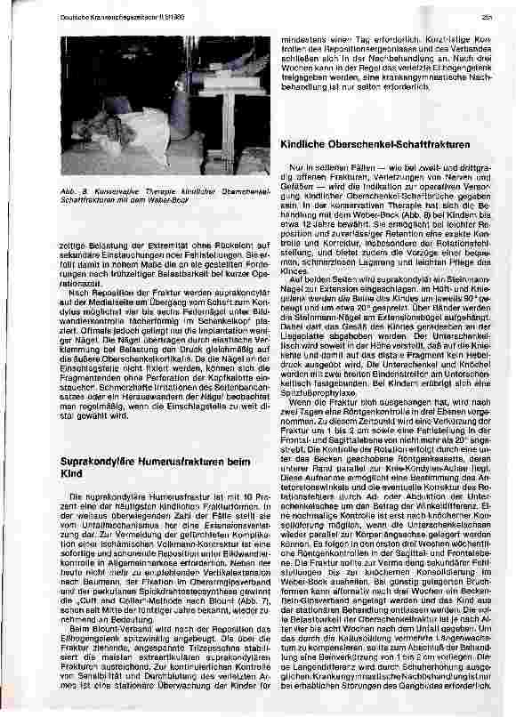 Vorschauseite 4: Fortschritte in der operativen und konservativen Knochenbruchbehandlung