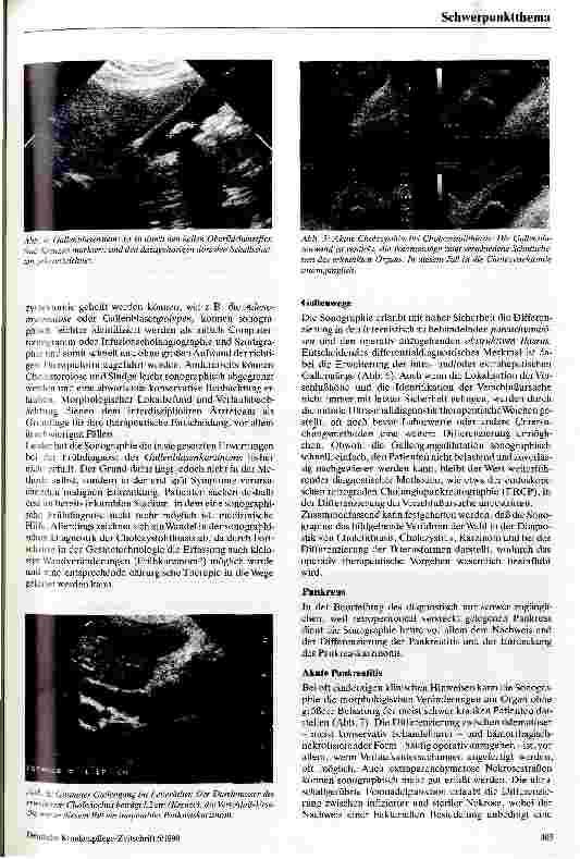 Vorschauseite 4: Stellenwert der sonographischen Diagnostik in der Abdominalchirurgie