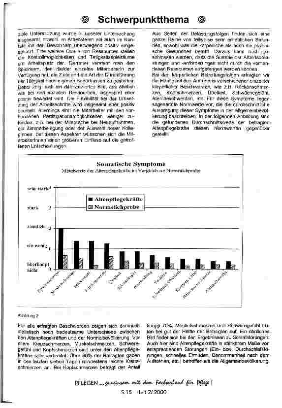 Vorschauseite 3: Arbeitsbelastungen in der stationären Altenpflege