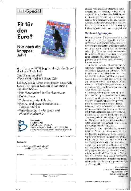 Vorschauseite 5: Man sieht kein Licht am Ende des Tunnels .. Limitierte Budgets: Interessenkonflikte zwischen Ökonomie und Ethik sind unausweichlich - Eine Studie