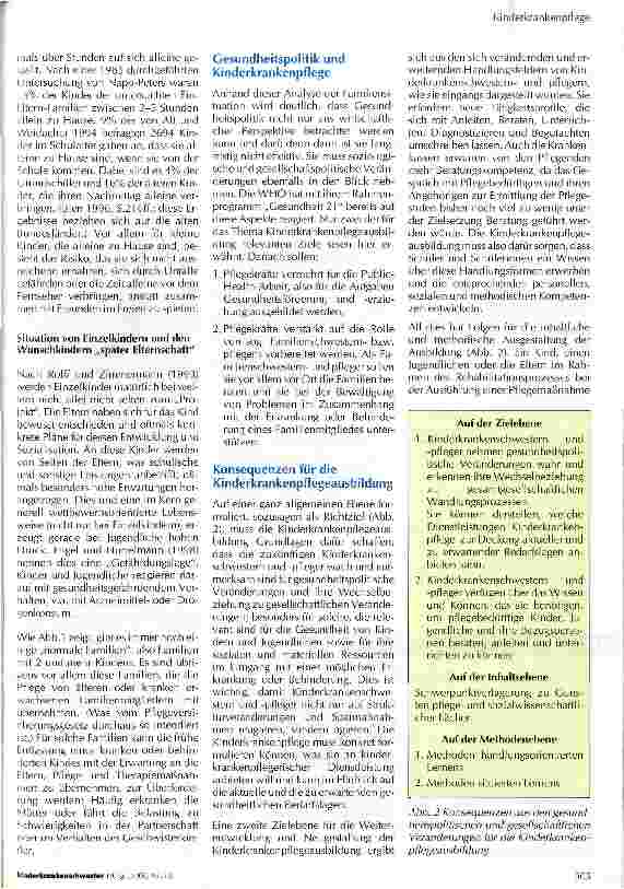 Vorschauseite 2: Aktuelle Anforderungen an die Kinderkrankenpflege - Pflegepädagogische Antworten -