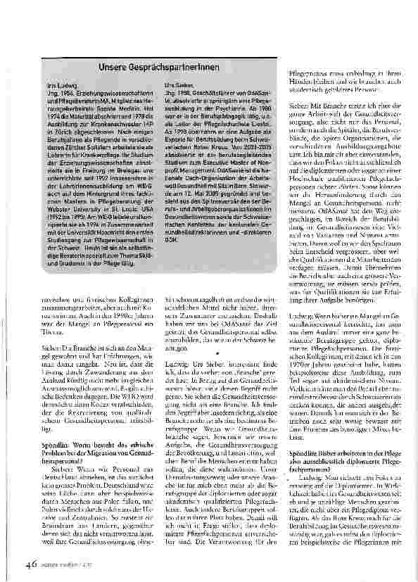 Vorschauseite 2: Viele schätzen die grössere Verantwortung, aber nicht alle