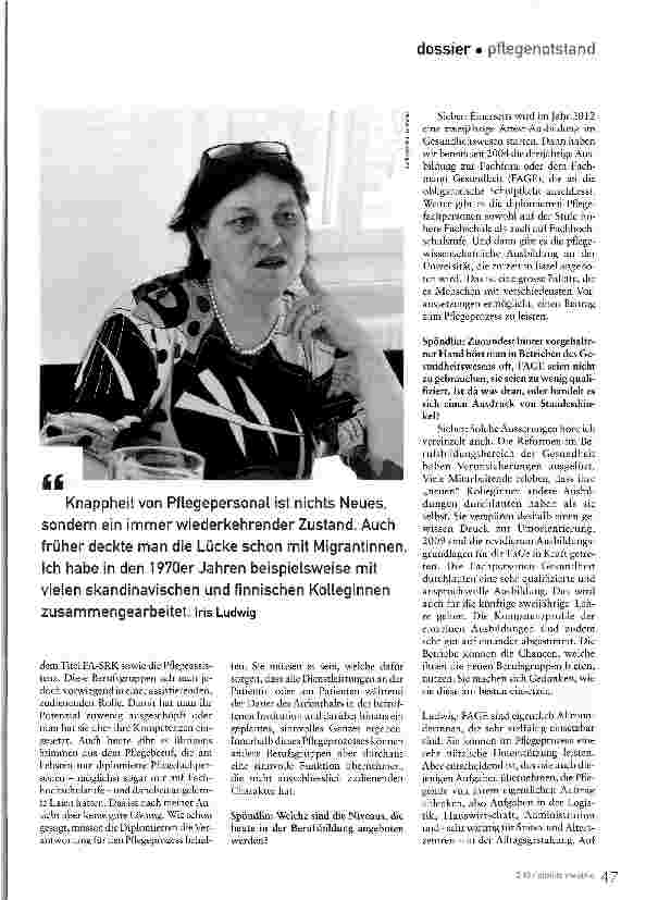 Vorschauseite 3: Viele schätzen die grössere Verantwortung, aber nicht alle
