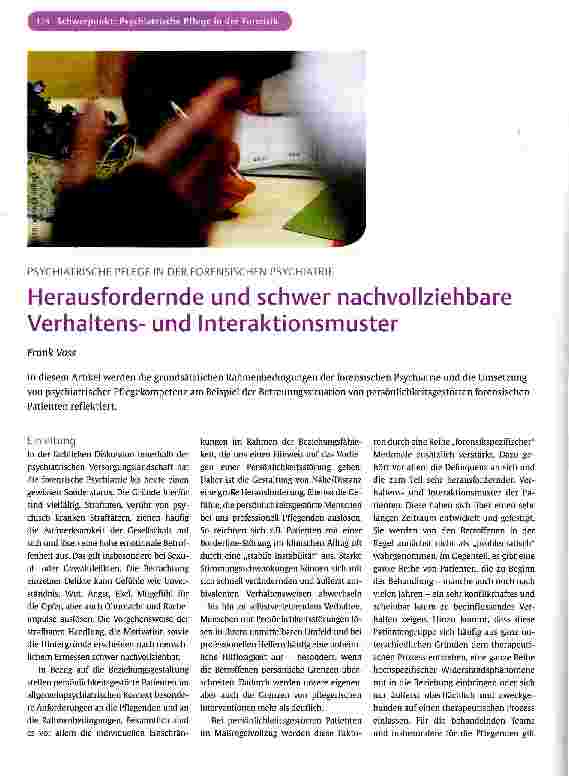 Vorschauseite 1: Herausfordernde und schwer nachvollziehbare Verhaltensund Interaktionsmuster