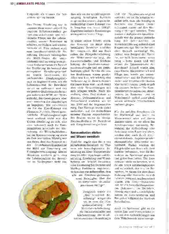 Vorschauseite 2: Mit Ernährungsmanagement fit für die Zukunft