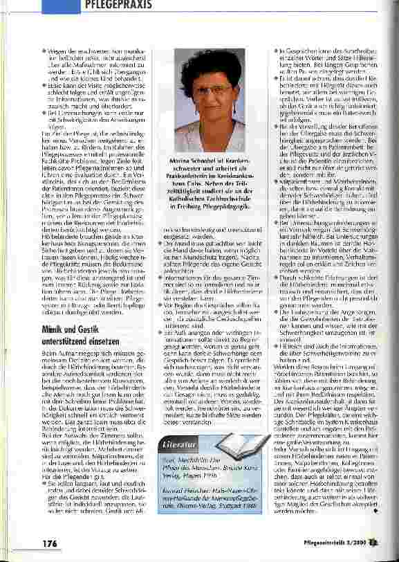 Vorschauseite 3: Langsam, laut und deutlich sprechen! Umgang mit Schwerhörigen