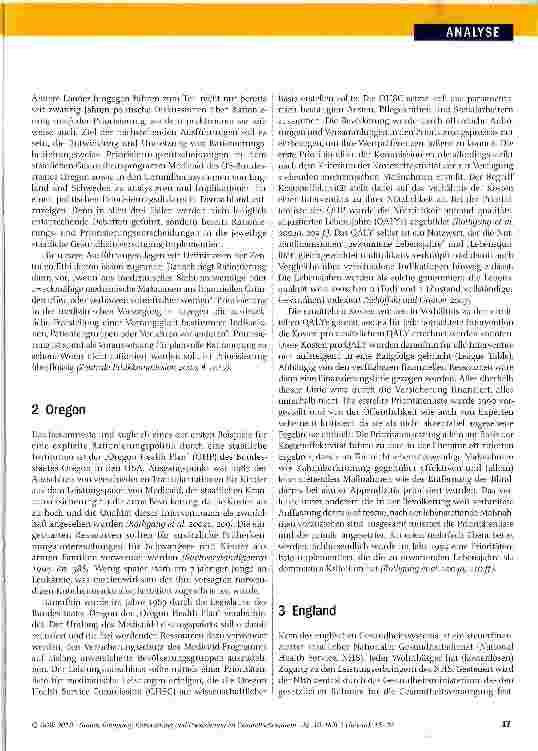 Vorschauseite 2: Rationierung und Priorisierung im GesundheitssystemInternationale Erfahrungen