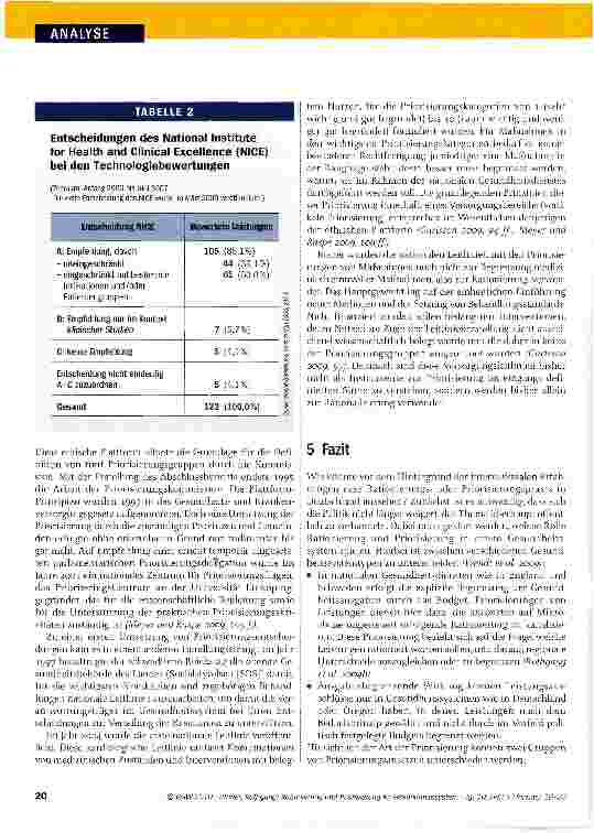 Vorschauseite 5: Rationierung und Priorisierung im GesundheitssystemInternationale Erfahrungen