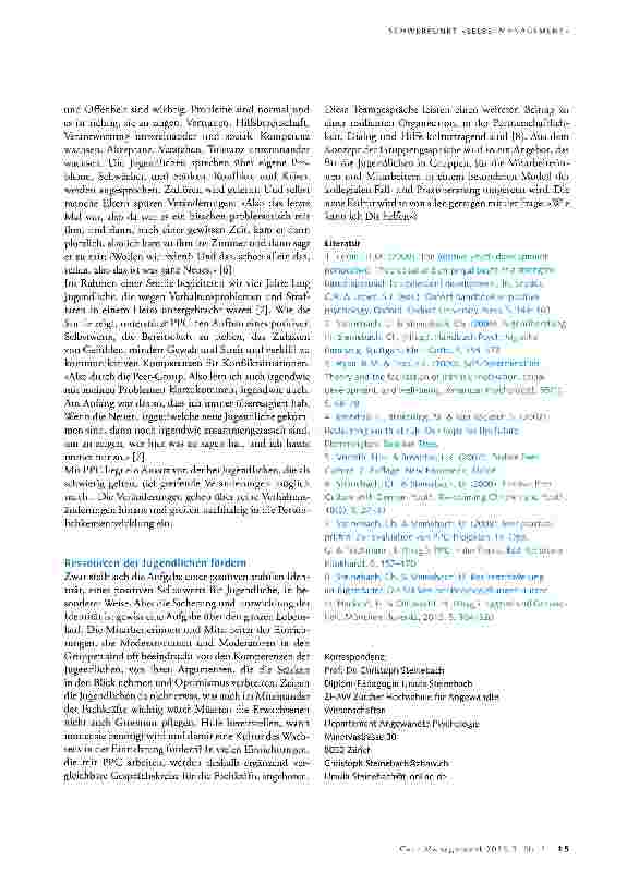 Vorschauseite 3: Stärken gezielt fördern