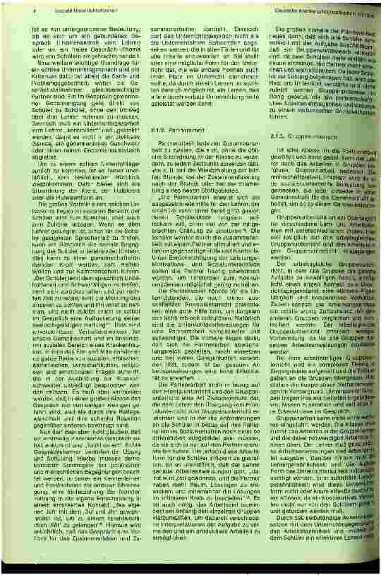 Vorschauseite 3: Soziale Unterrichtsformen und ihre pädagogische Bedeutung
