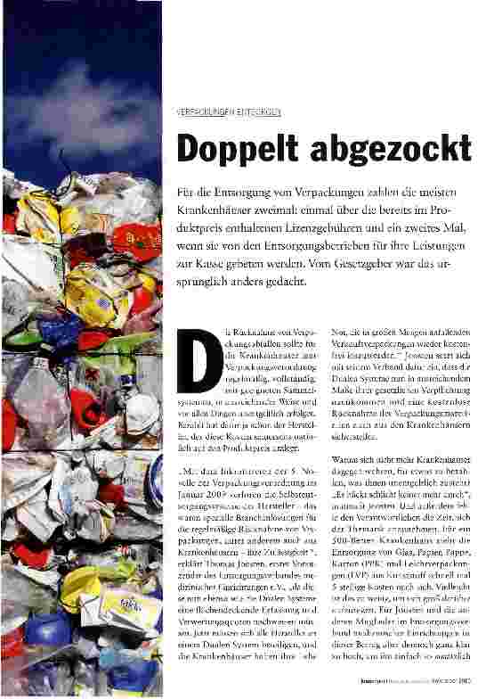 Vorschauseite 1: Doppelt abgezockt